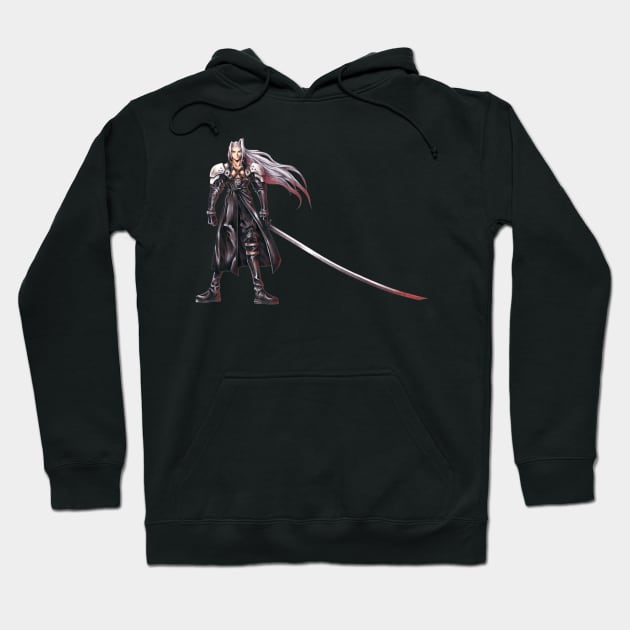 Final Fantasy VII - Sephiroth Hoodie by thethirddriv3r